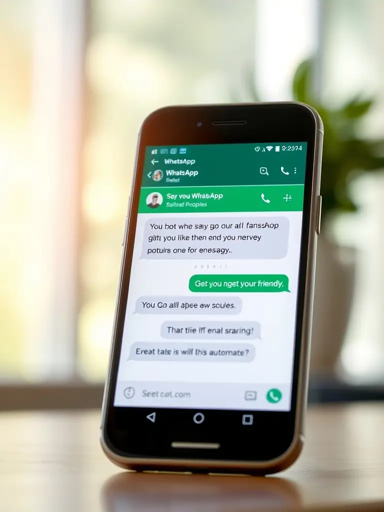 A screenshot of RESPONDIFY's integration with a popular platform like WhatsApp or Facebook Messenger, demonstrating the seamless connectivity and functionality.